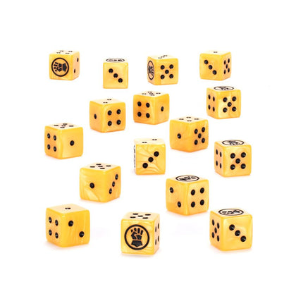 Warhammer 40000 - Space Marines - Imperial Fists - Dice Set