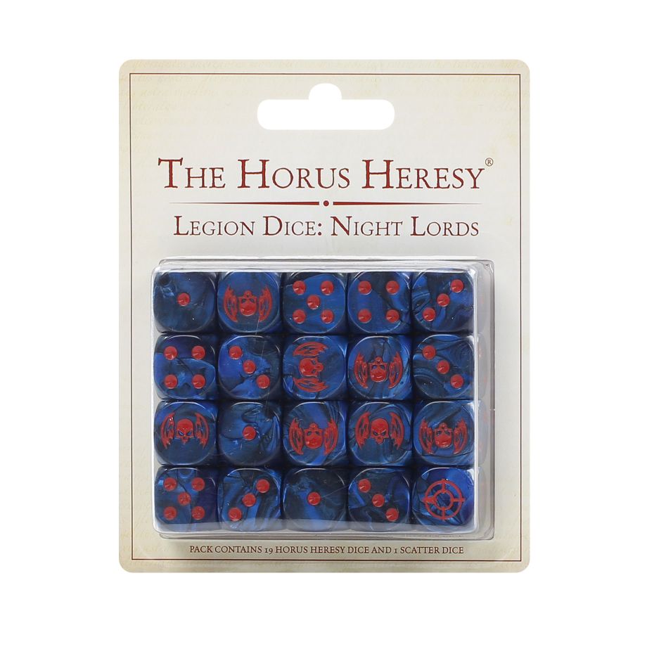 The Horus Heresy - Night Lords Legion Dice