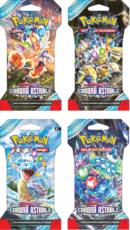 Pokémon TGC - Scarlatto e Violetto: Corona Astrale -  Paper Sleeve (ITA)