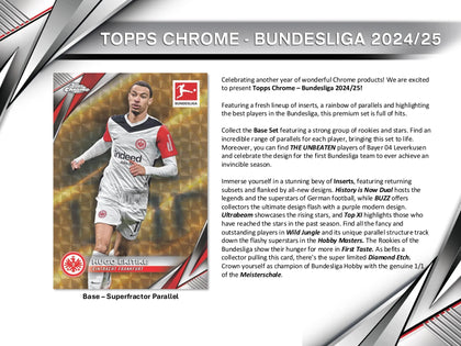 Topps - 2025 Chrome Bundesliga - Hobby