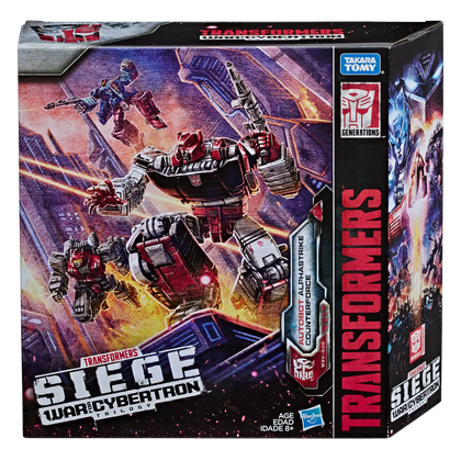 Hasbro - Transformers - Toys Generations - War for Cybertron Deluxe WFC-S26 Autobot Alphastrike Counterforce 3-Pack - Final Strike Figure Series: Part 1
