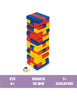 EG CLASSICI - Jumbling Tower colorata in legno