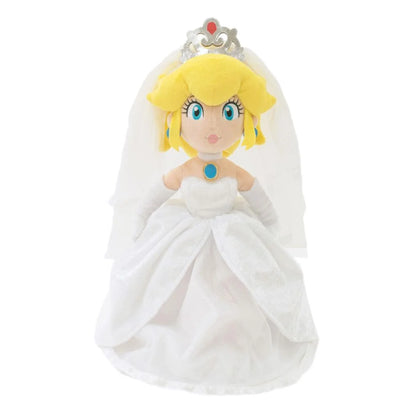 Together Plus - Peluche Mario Odyssey -  Peach  en tenue de mariage avec boite 40cm