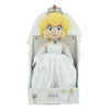 Together Plus - Peluche Mario Odyssey -  Peach  en tenue de mariage avec boite 40cm