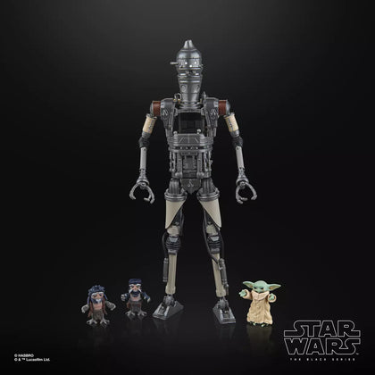 Hasbro - Star Wars - The Black Series, IG-12 e Grogu Deluxe