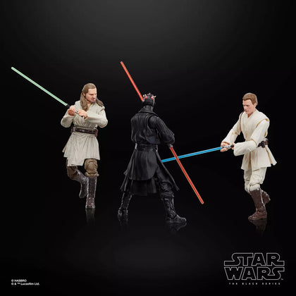 Hasbro - Star Wars - The Black Series - Star Wars: La minaccia fantasma,confezione da 3