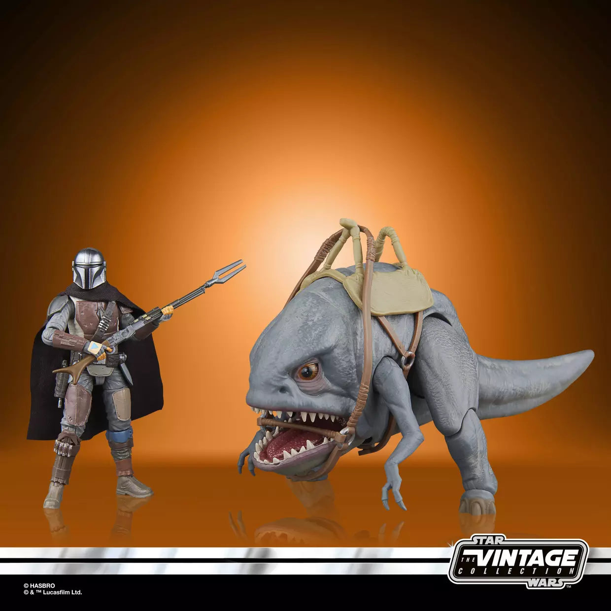 Hasbro - Star Wars - The Vintage Collection - Blurrg e Il Mandaloriano