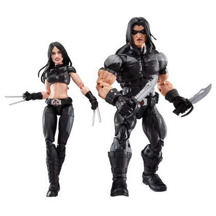 Hasbro - Marvel Legends Series - X-Force X-23 & Warpath