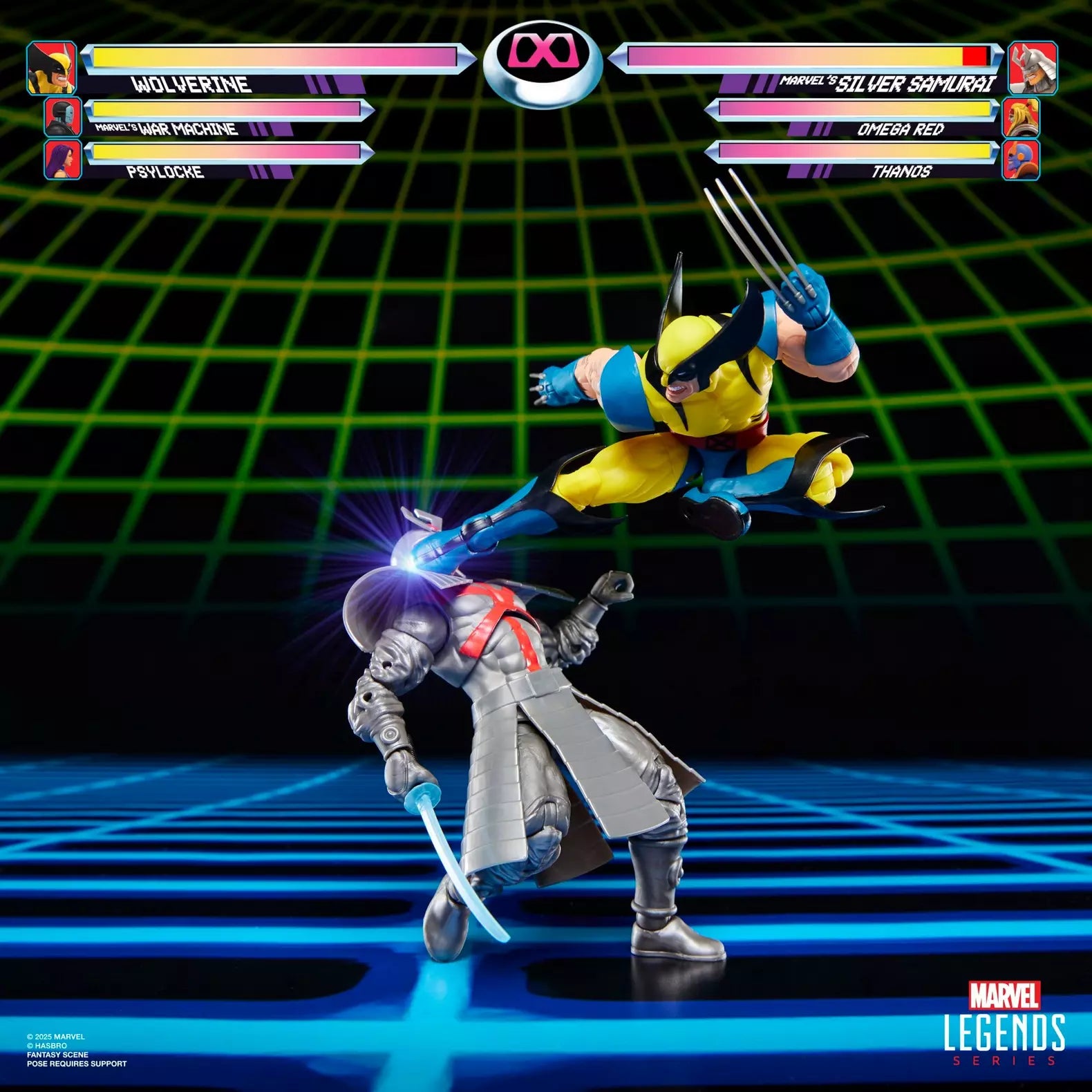 Hasbro - Marvel Legends Series - Gamerverse Wolverine vs Marvel's Silver Samurai