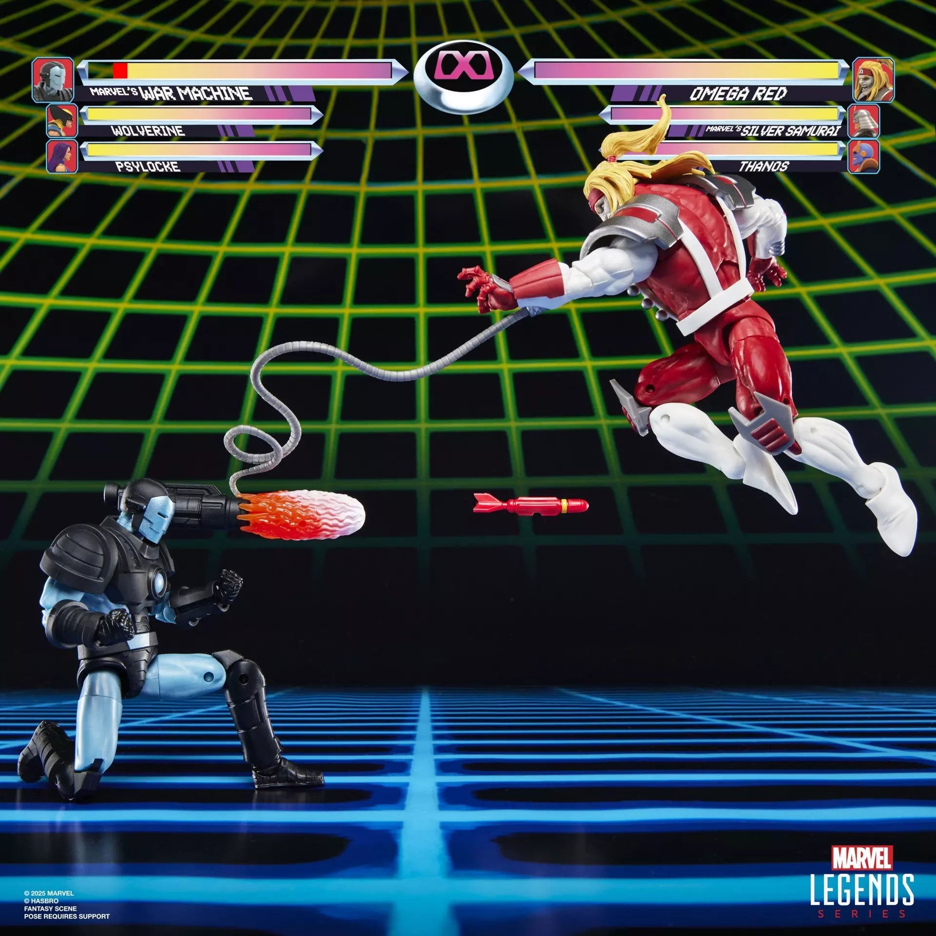 Hasbro - Marvel Legends Series - Gamerverse Marvel's War Machine vs Marvel's Omega Red