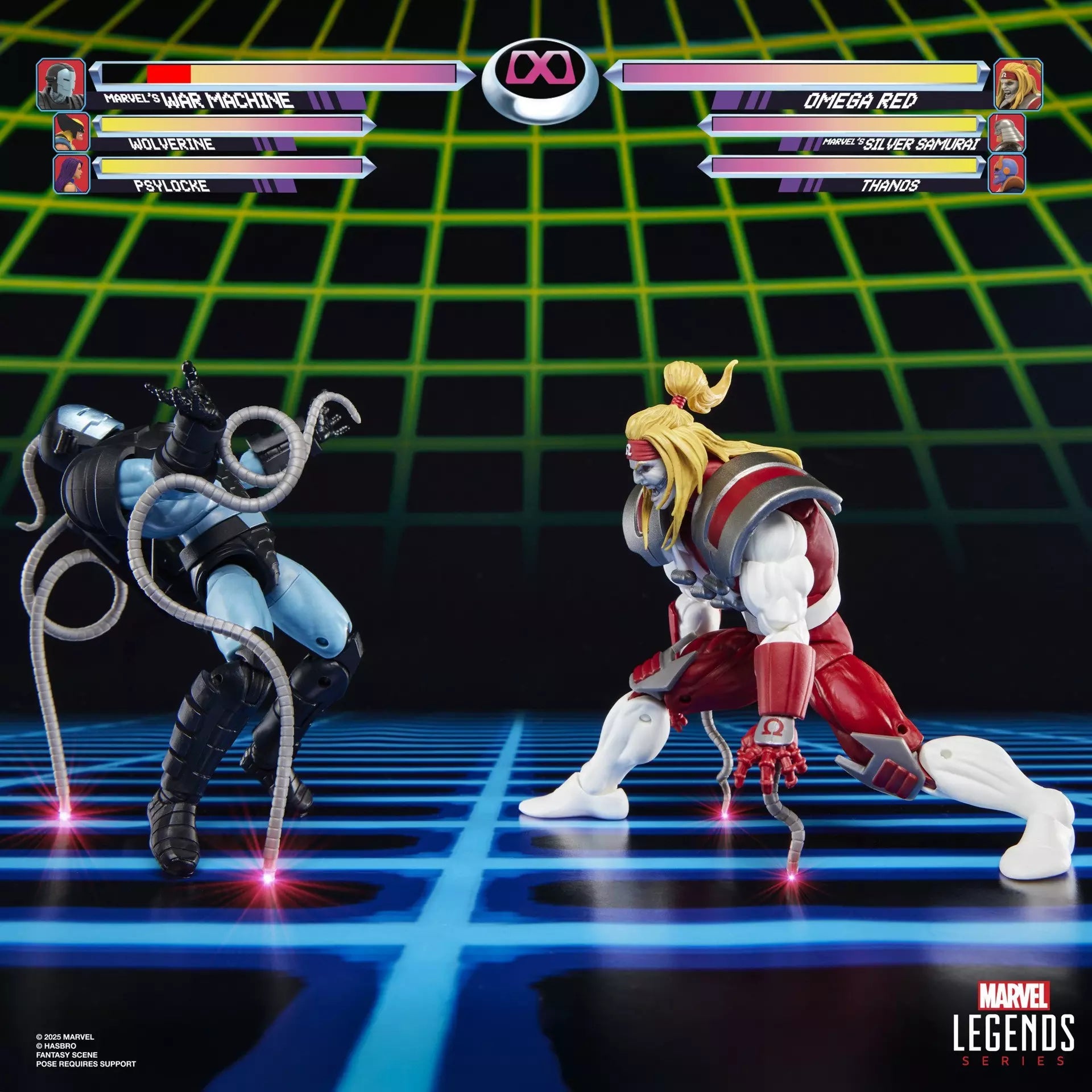 Hasbro - Marvel Legends Series - Gamerverse Marvel's War Machine vs Marvel's Omega Red
