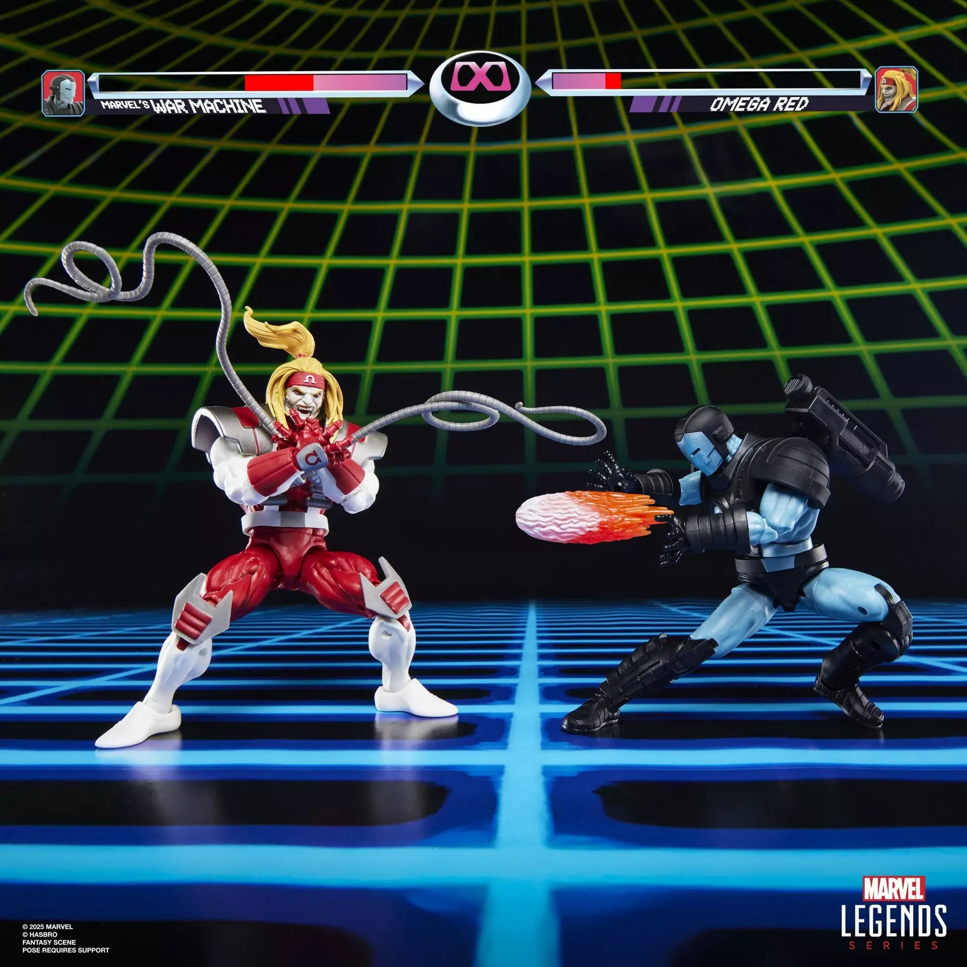 Hasbro - Marvel Legends Series - Gamerverse Marvel's War Machine vs Marvel's Omega Red