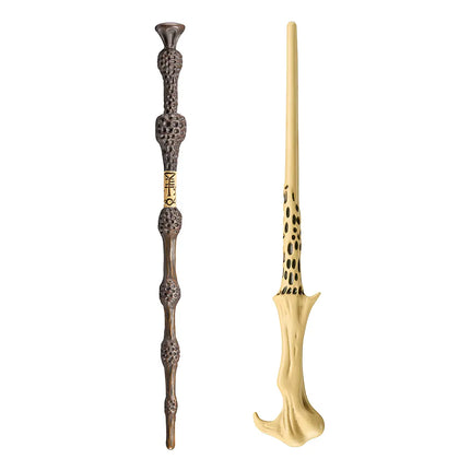 Noble Collection - Bacchette magiche in PVC di Lord Voldemort e della Bacchetta di Sambuco
