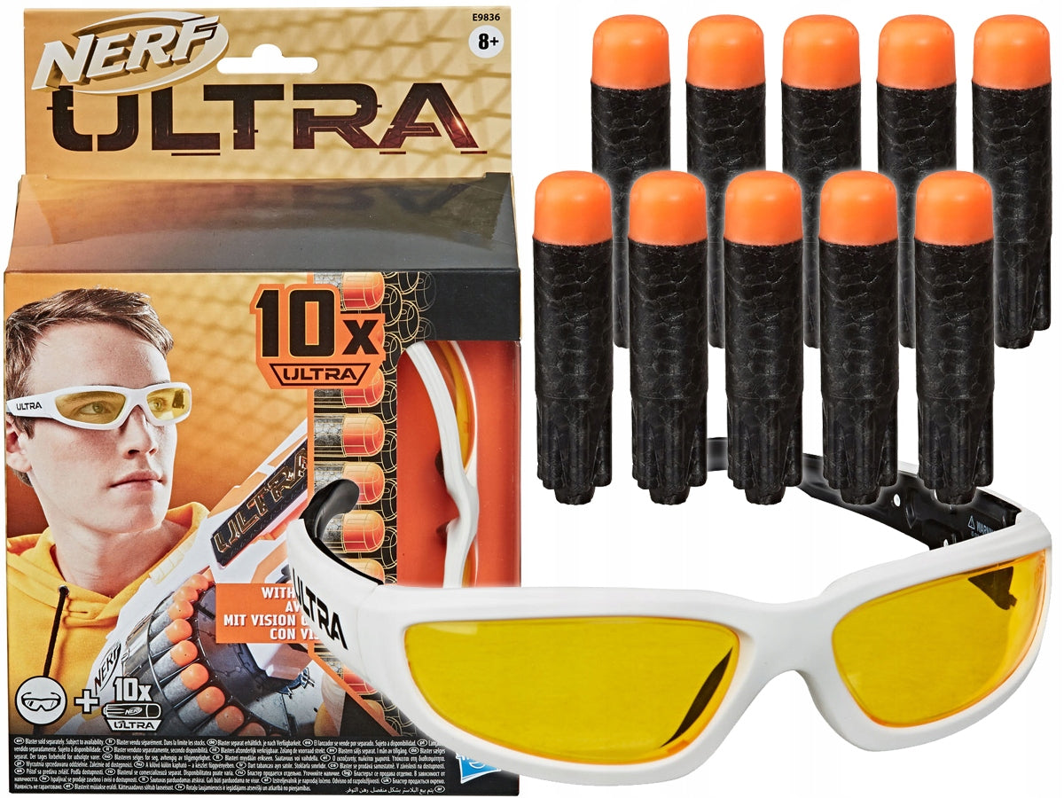 nerf gun goggles Hasbro Nerf Ultra 10 Darts and Vision Gear Goggles – Legacy Distribution