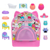 Squishmallows - Squish-a-longs - Playset Trasformabile in Zainetto con Accessori e 3 Personaggi