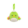 Squishmallows - Personaggi Clip On 10 cm - Wolfe il Pappagallo verde