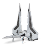 Jazwares - Star Wars - Micro Galaxy Squadron - Veicoli 13 cm Assortiti 2 (Imballo da 4)