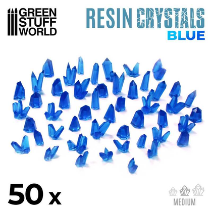 Green Stuff World - Resin Crystals - Medium - Blue