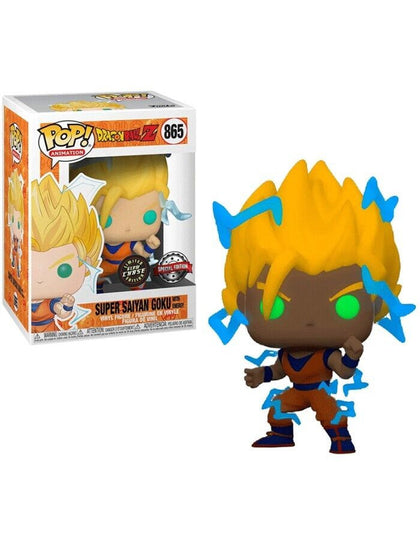 Funko - Dragon Ball Z - POP! Animation - Vinyl Figures - Goku Super Saiyan With Energy - Chase Version 9 cm