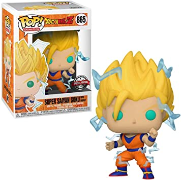 Funko - Dragon Ball Z - POP! Animation - Vinyl Figures - Goku Super Saiyan With Energy -  9 cm