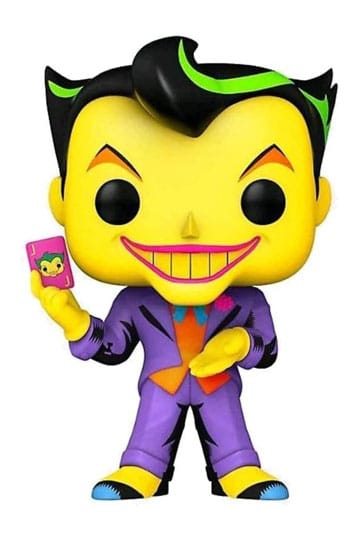 DC Comics POP! Heroes Vinyl Joker (Black Light) 9 cm