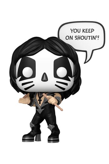 KISS POP! Sayings Vinyl Figure The Catman(R&R All Night) 9 cm