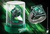 Noble Collection - DC comics - Anello con display di Lanterna Verde