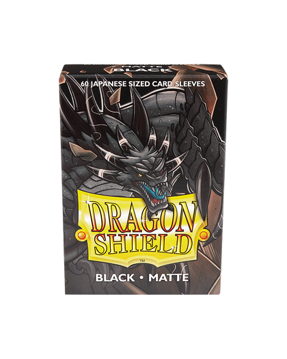 Dragon Shield - Japanese - Matte - Black 60 pcs