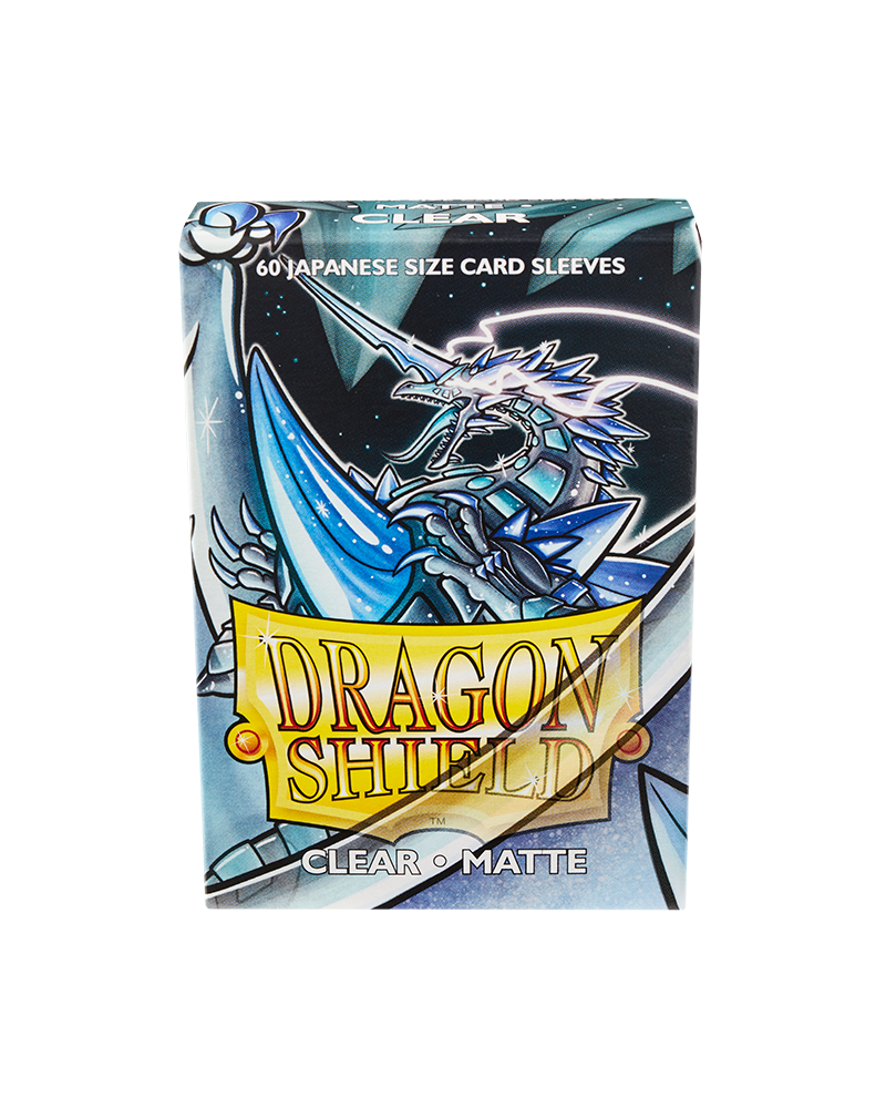 Dragon Shield - Japanese - Matte Clear - White 60 pcs