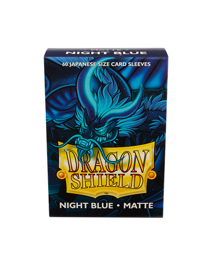 Dragon Shield - Japanese - Matte - Night Blue 60 pcs