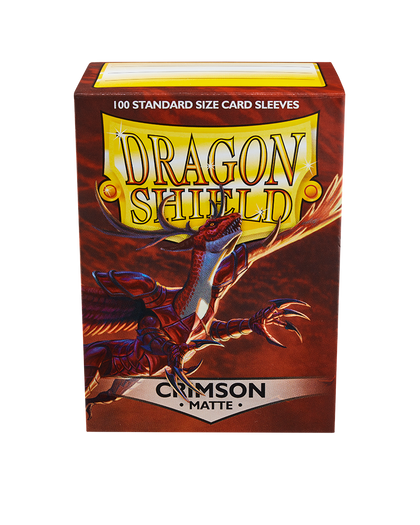 Dragon Shield - Standard - Matte - Crimson 100 pcs