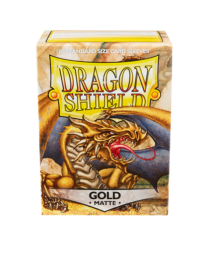 Dragon Shield - Standard - Matte - Gold 100 pcs