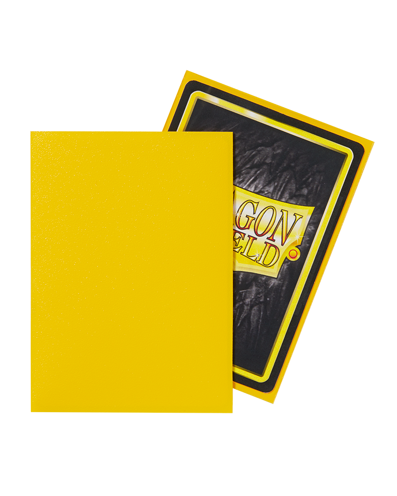 Dragon Shield - Standard - Matte - Yellow 100 pcs