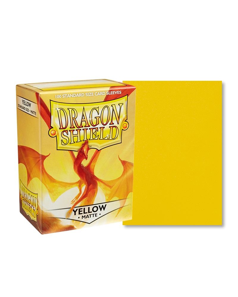 Dragon Shield - Standard - Matte - Yellow 100 pcs