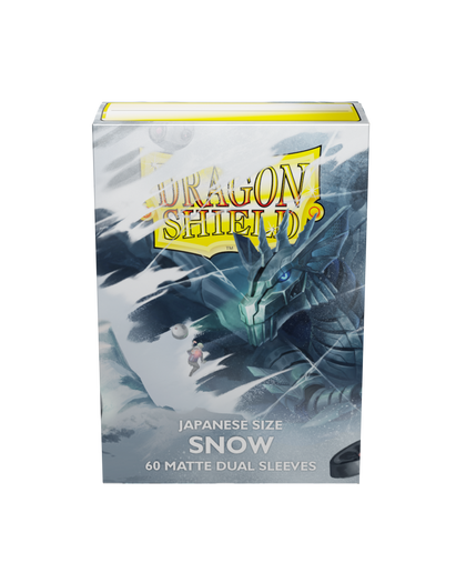 Dragon Shield - Japanese - Matte Dual - Snow 'Nirin' 60 pcs