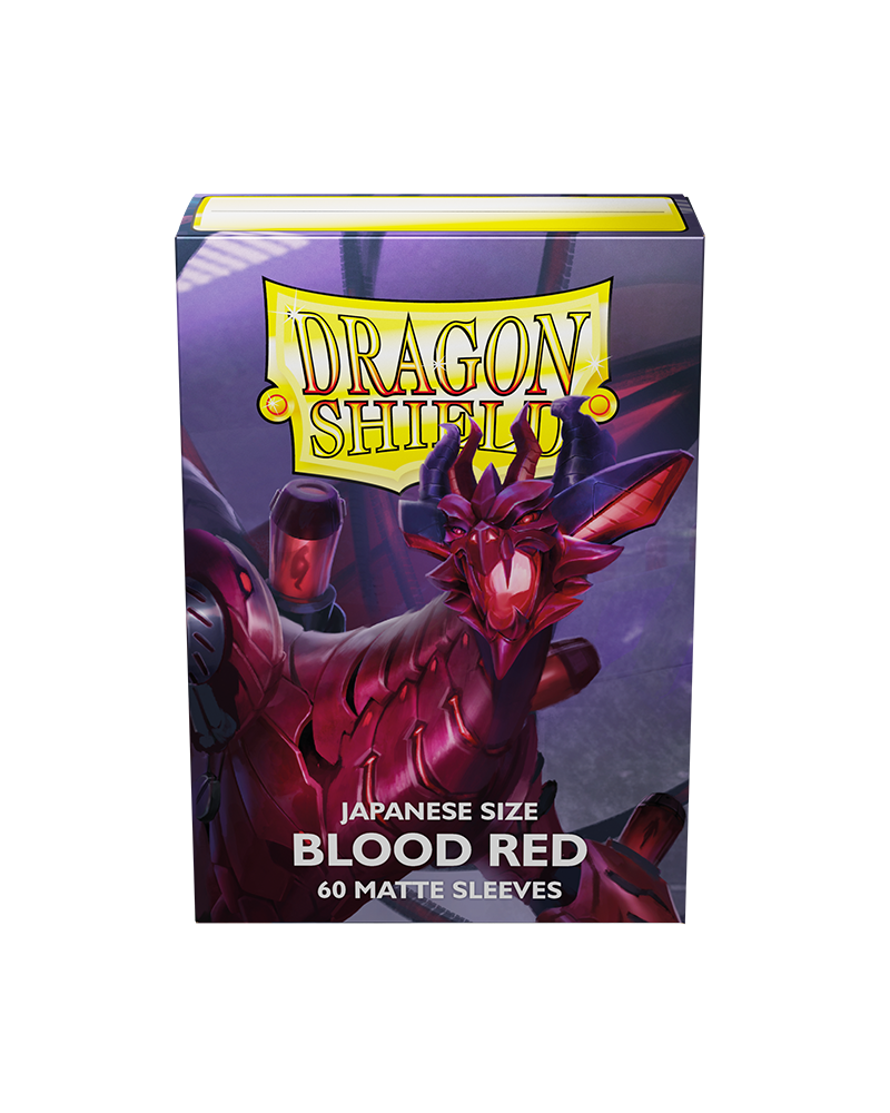 Dragon Shield - Japanese - Matte - Blood Red 60 pcs