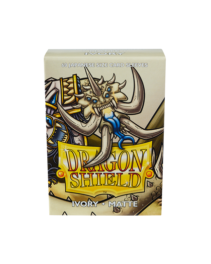 Dragon Shield - Japanese - Matte - Ivory 60 pcs