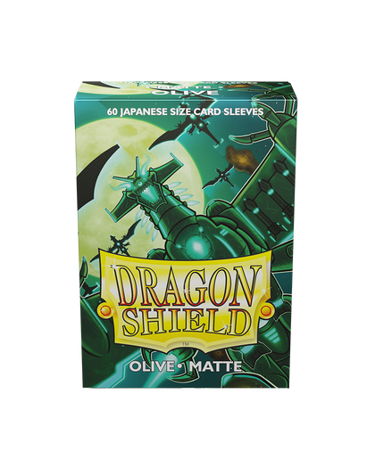Dragon Shield - Japanese - Matte - Olive 60 pcs