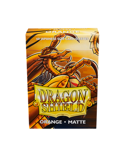 Dragon Shield - Japanese - Matte - Orange 60 pcs