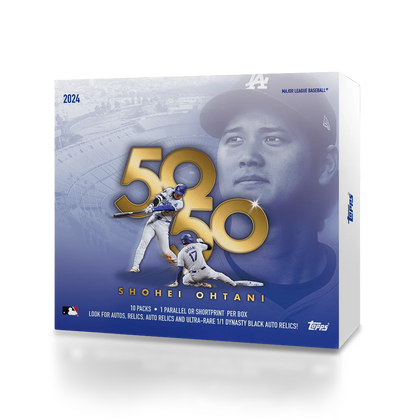 Topps - 2024 Topps 50/50: Shohei Ohtani – 10-Pack Box