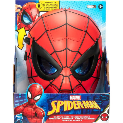 Hasbro - Spider-Man - Maschera di Spiderman con Funzione Luminosa