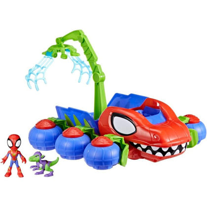 Hasbro - Spidey e i Suoi Fantastici Amici - Crawler di Dino-Webs e Supereroi