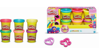 Hasbro Play-Doh - Sparkle 6 Jars