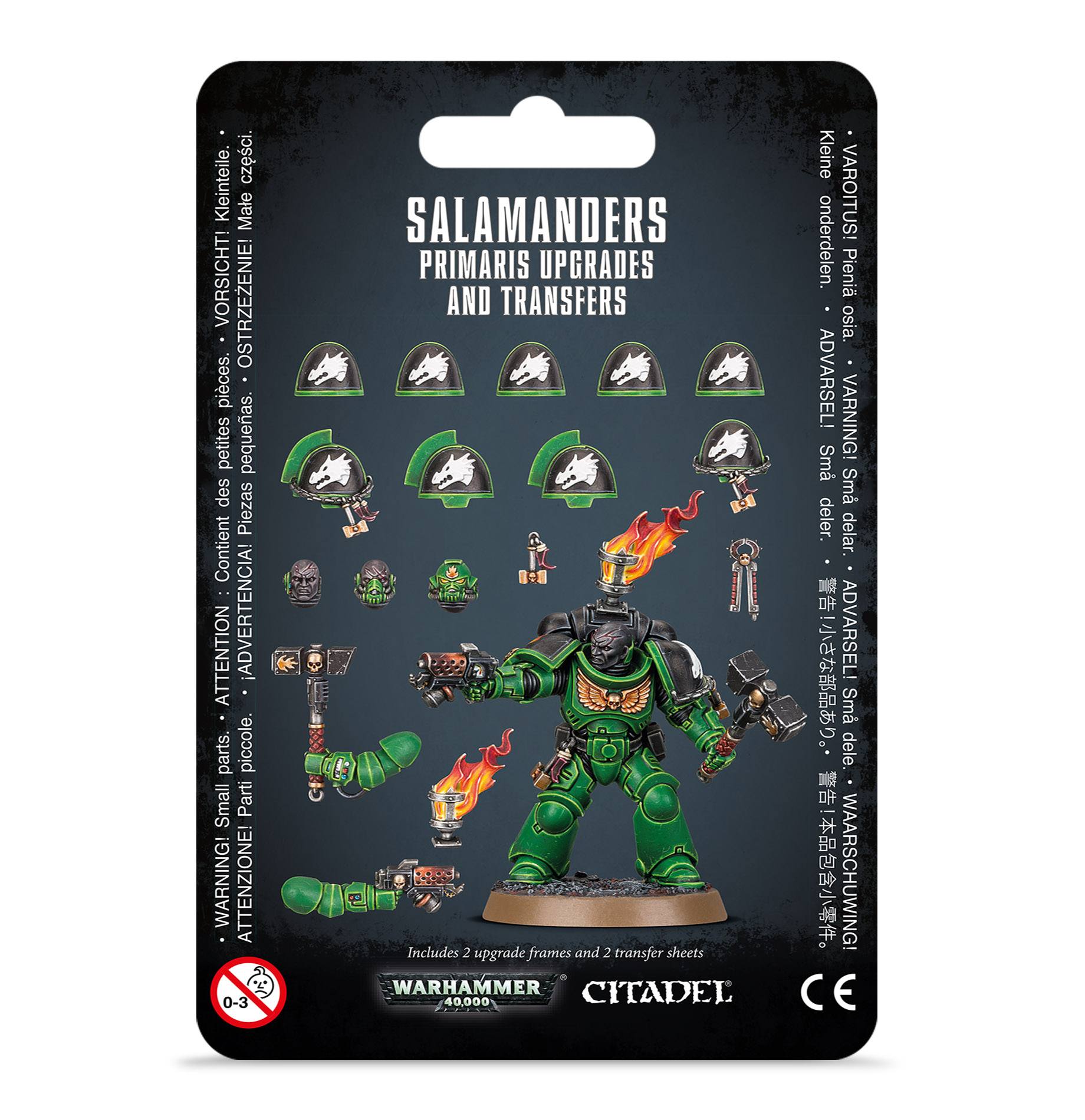 Warhammer 40000 - Space Marines - Salamanders - Primaris Upgrades and Transfers