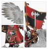 The Old World - Kingdom of Bretonnia - Battle Standard Bearer on Royal Pegasus