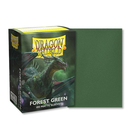 Dragon Shield - Forest Green - Matte Sleeves - Standard Size 100pcs