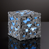 Noble Collection - Minecraft - Minerale di diamante luminoso Replica da collezionare