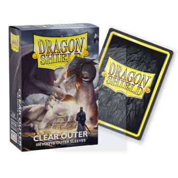 Dragon Shield -  Standard - Outer Sleeves - Matte - Clear 100 pcs