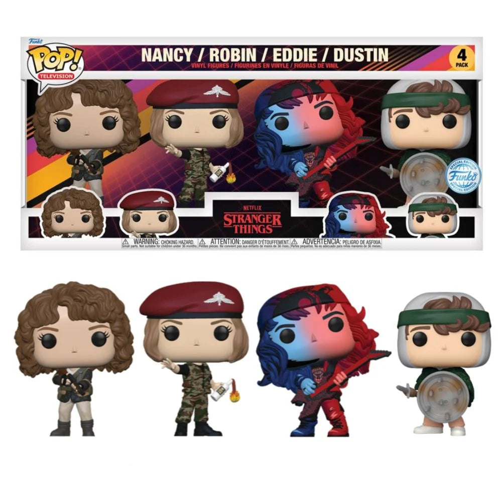 Funko - POP TV: Stranger Things- Season 4 - Nancy, Robin, Eddie