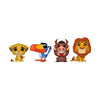 Funko - The Lion King (1994) - Glitter Simba, Zazu, Pumbaa & Mufasa Pop! Vinyl Figure